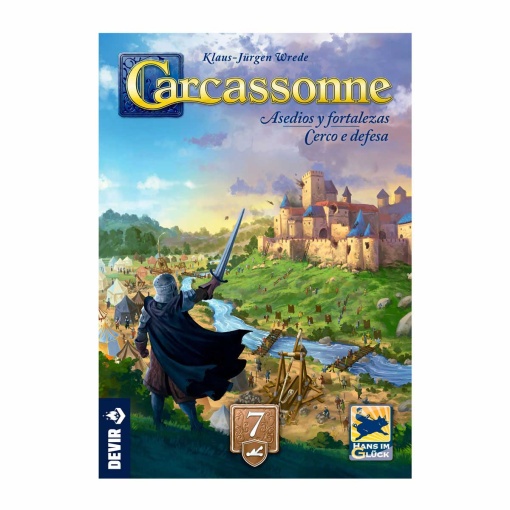 Carcassonne expansão 7: Cerco e Defesa DEVIR (versão portuguesa)