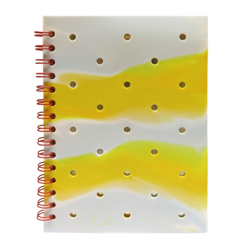 Caderno A5 espiral capa silicone com charms Peanuts Snoopy & Woodstock pautado 80 folhas 70g