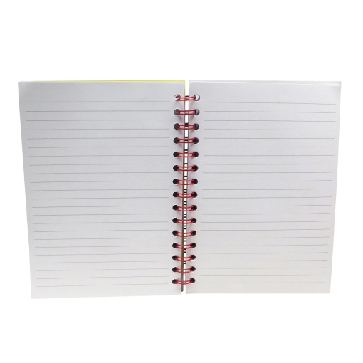 Caderno A5 espiral capa silicone com charms Peanuts Snoopy & Woodstock pautado 80 folhas 70g