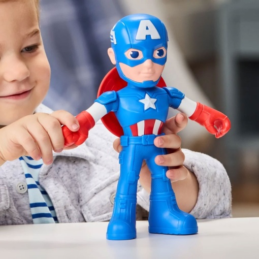Spidey y sus increíbles amigos Capitán América: Steve Rogers 22 cm Marvel HASBRO