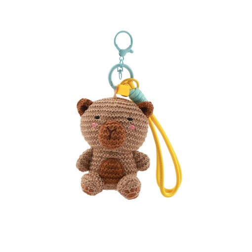 Porta-chaves em croché iTotal capivara