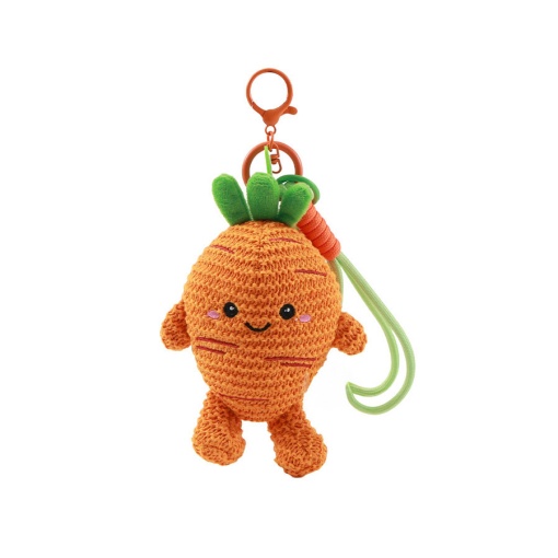 iTotal Fresh Market Carrie, el llavero de zanahoria tejido a crochet