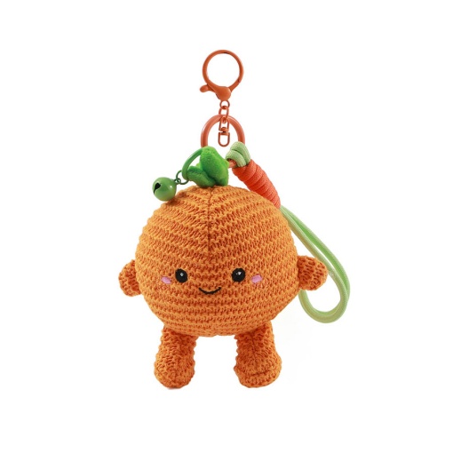 Llavero de ganchillo Olly de iTotal Fresh Market, el naranja