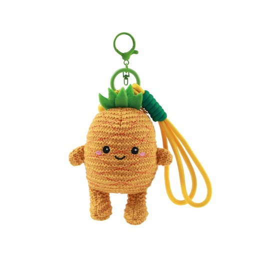 Llavero de ganchillo con forma de piña y amapola de iTotal Fresh Market