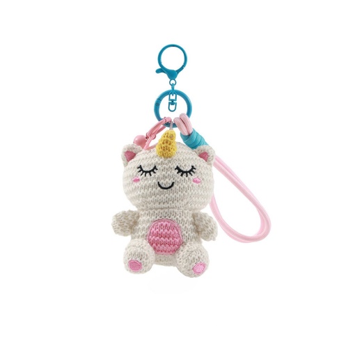 Porta-chaves em croché iTotal unicórnio