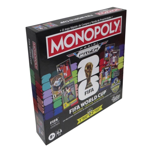 Monopoly Panini Prizm FIFA World Cup 2026 HASBRO (versão portuguesa)