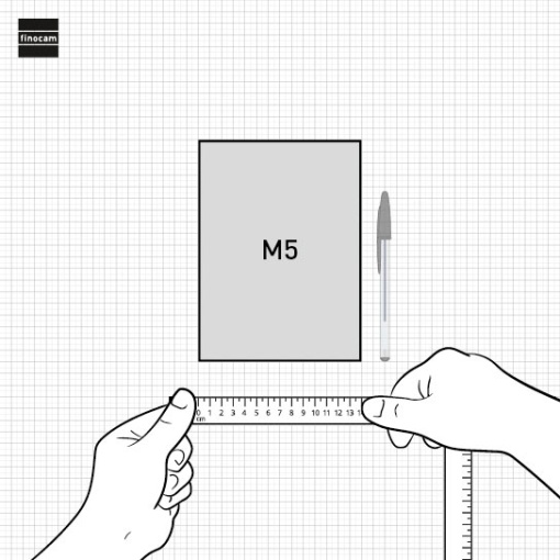 Agenda escolar semanal A5 2026/27 18 meses FINOCAM Minimal niña con banda elástica