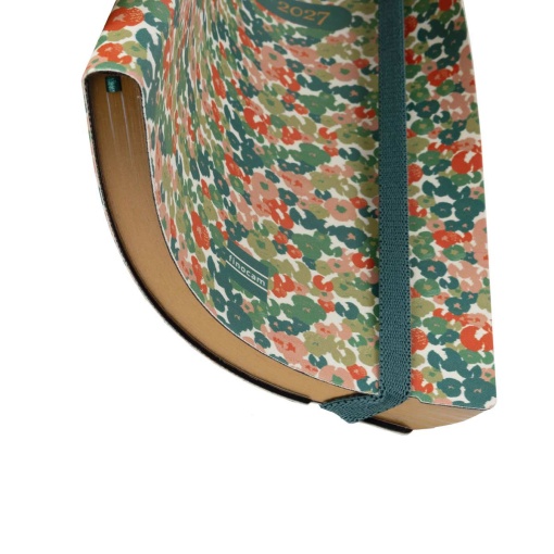 Agenda escolar semanal A5 2026/27 18 meses FINOCAM Mara daisy com elástico