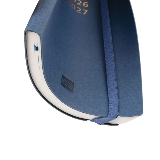 Agenda escolar semanal A5 2026/27 18 meses FINOCAM Mara azul com elástico