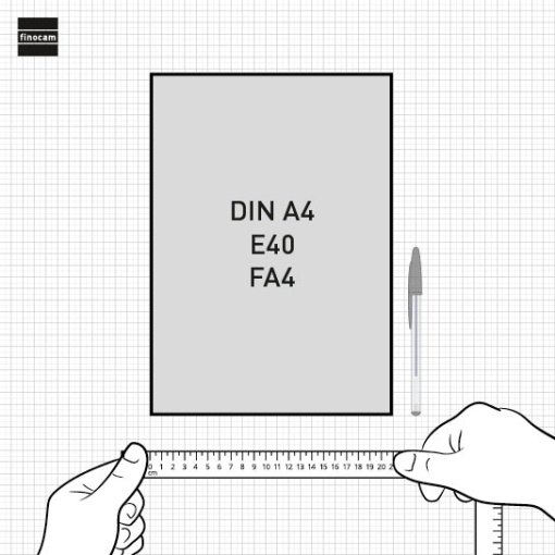 Agenda escolar diaria A4 2026/27, 16 meses, encuadernación en espiral FINOCAM Ikon negra con cierre elástico.