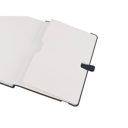 Agenda escolar semanal 118x168mm 2026/27 16 meses FINOCAM Capri negro com elástico