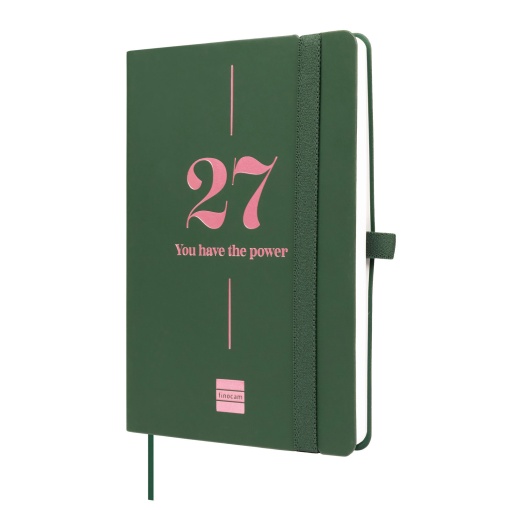 Agenda escolar semanal 118x168mm 2026/27 16 meses FINOCAM Capri power com elástico