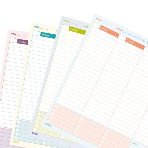 Planificador semanal vista vertical A4 FINOCAM Bari