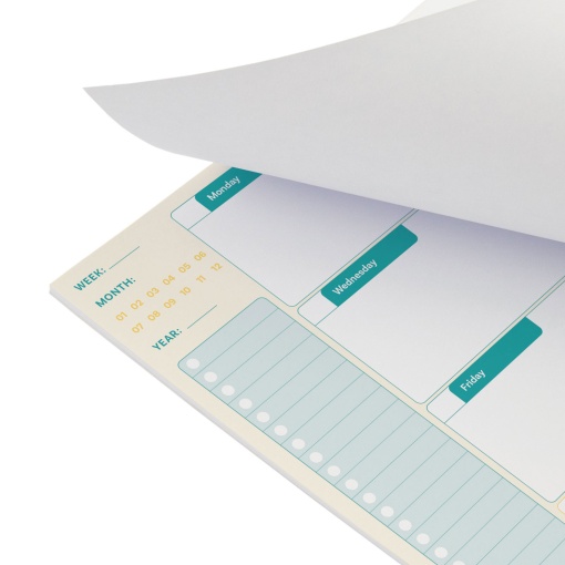 Planificador semanal vista horizontal A4 FINOCAM Bari