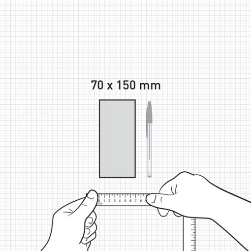Planificador aderente semanal 70x150mm FINOCAM