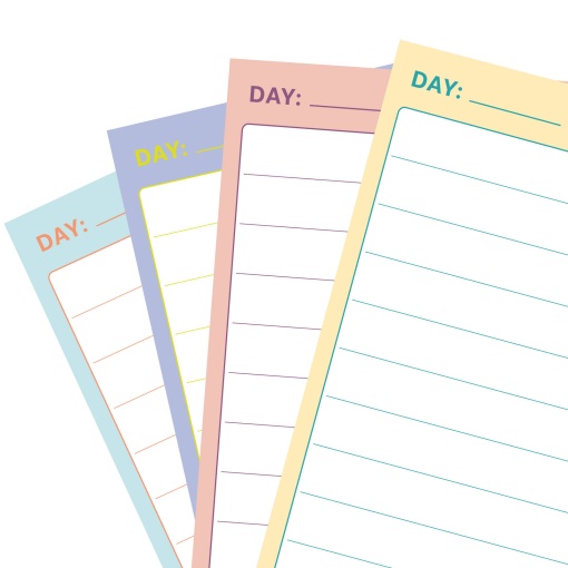 Planificador aderente diário 70x150mm FINOCAM