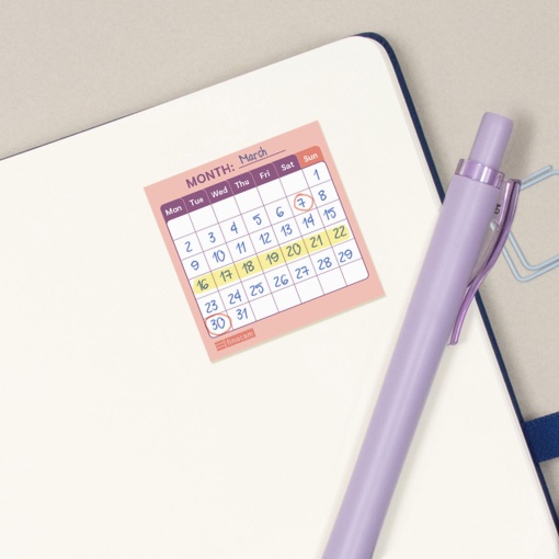 Calendário aderente 2 meses 70x150mm FINOCAM