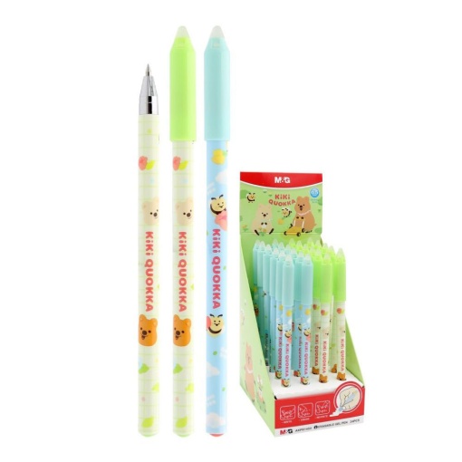 Esferográfica apagável M&G Kiki Quokka gel 0,5mm sortido