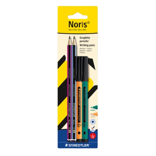 Conjunto lápis + fineliner STAEDTLER Noris The Icon HB nº 2