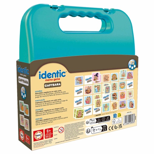 Juego Memo Idéntico carpincho EDUCA