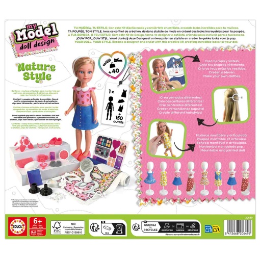 My Model Doll Design Nature Style EDUCA
