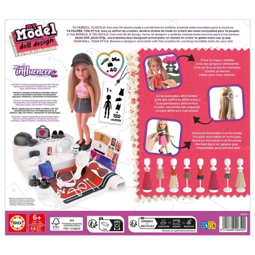 Mi modelo de muñeca Influencer EDUCA