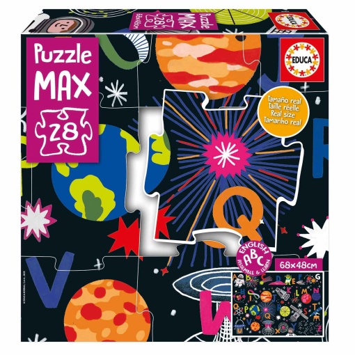 Rompecabezas EDUCA Max 50 piezas alfabeto espacial