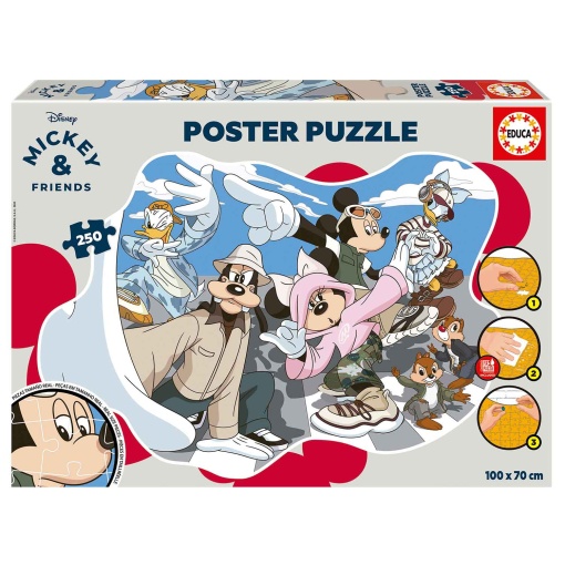 Puzzle Educa 250 peças Disney Mickey and Friends