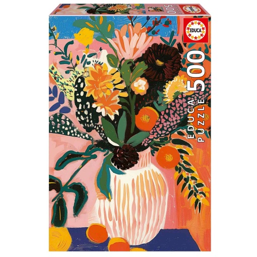 Puzzle EDUCA 500 peças flor boho