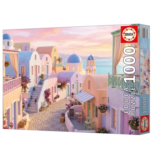Puzzle EDUCA 1000 peças Santorini dos sonhos