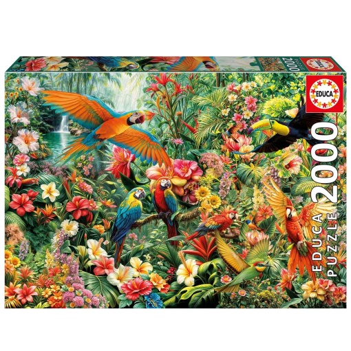 Puzzle EDUCA 2000 peças aves da Amazónia