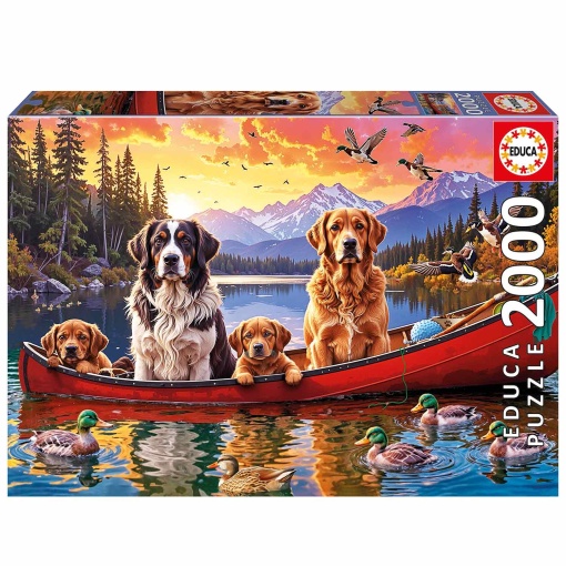 Puzzle EDUCA 2000 peças domingo com as crianças