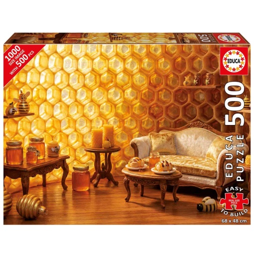 Puzzle EDUCA 500 peças Comfort doce lar de mel