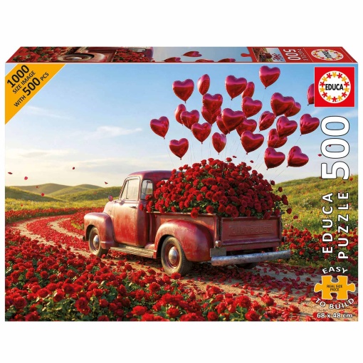 Puzzle EDUCA 500 peças Comfort pickup de dia dos namorados