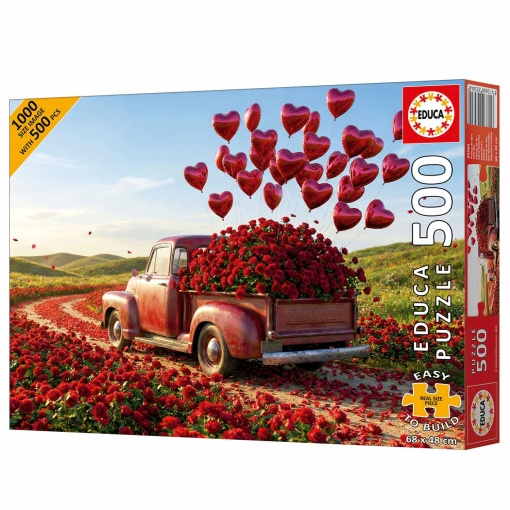 Rompecabezas EDUCA de 500 piezas. Ideal para regalar en San Valentín.