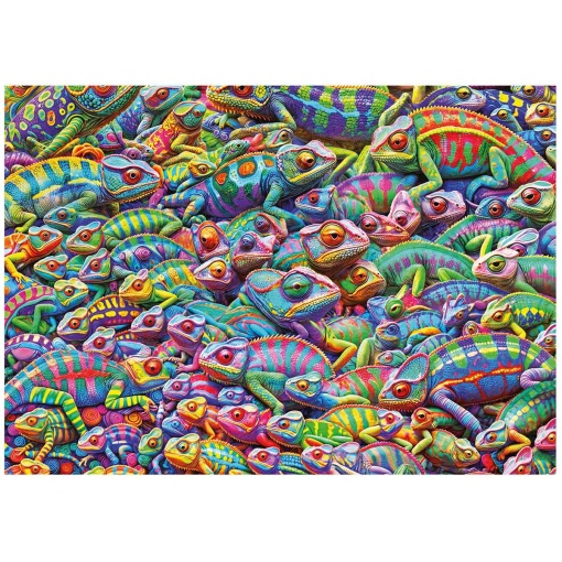 Puzzle EDUCA 1000 peças caos camaleónico