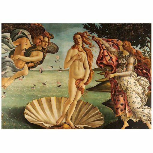 Puzzle EDUCA 1000 peças O Nascimento de Vénus, Sandro Botticelli