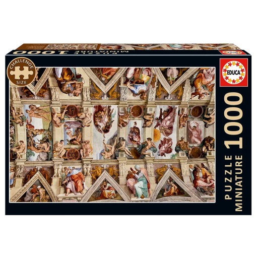Puzzle EDUCA 1000 peças Miniature Capela Sistina