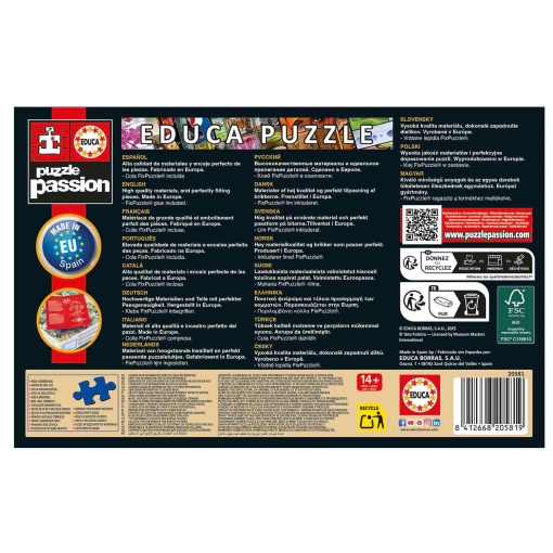 EDUCATIONAL 1000-piece Puzzle Miniature Sistine Chapel