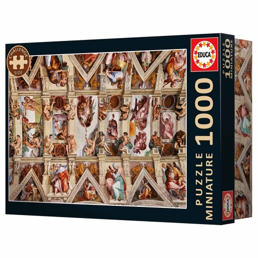 EDUCATIONAL 1000-piece Puzzle Miniature Sistine Chapel