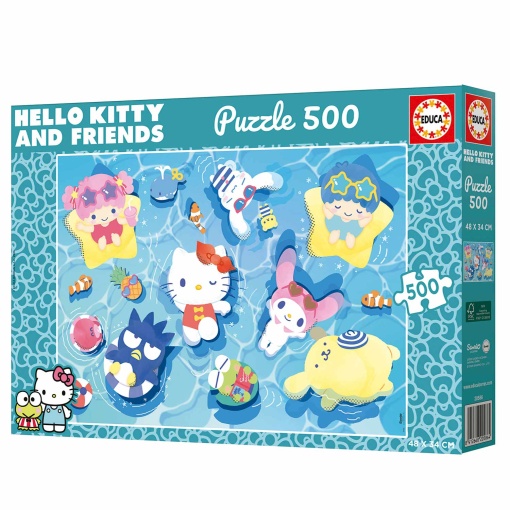 Rompecabezas educativo de 500 piezas de Hello Kitty