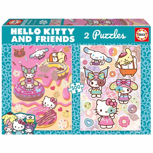 Hello Kitty EDUCATIONAL Puzzle 2x500 pieces