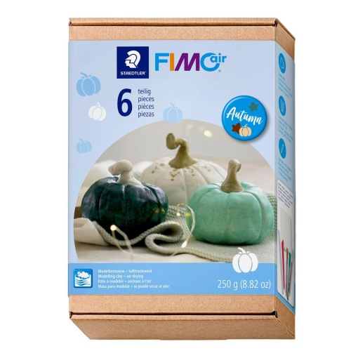Conjunto de pasta de modelar FIMO Air Autumn abóbora 6 peças