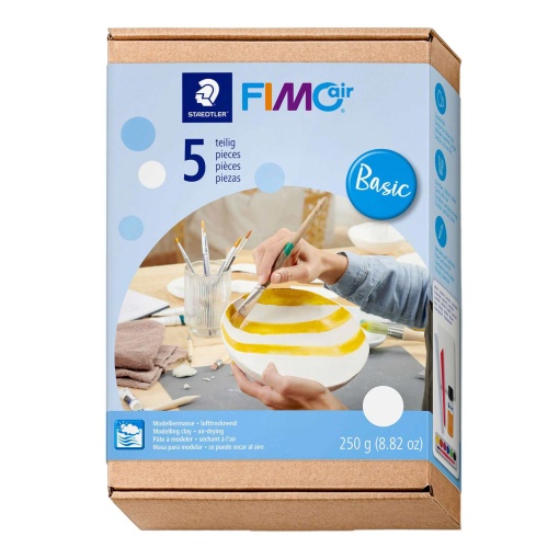 Conjunto de pasta de modelar FIMO Air basic 5 peças