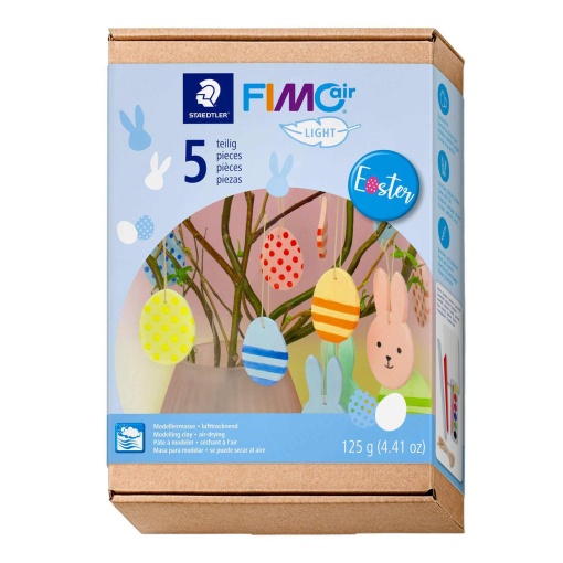 Conjunto de pasta de modelar FIMO Air Easter 5 peças