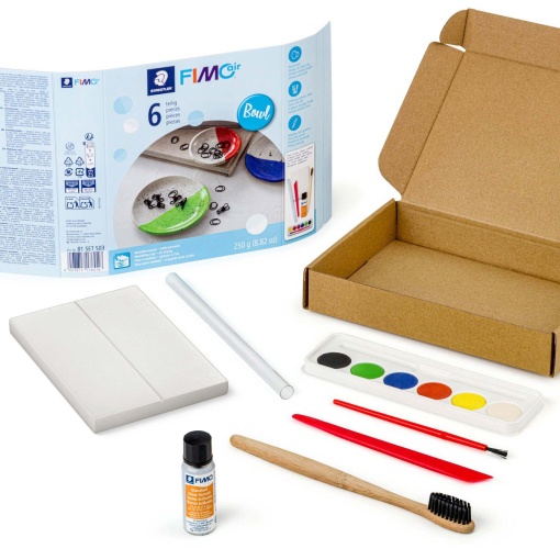 Set de 6 piezas de arcilla para modelar FIMO Air Bowl