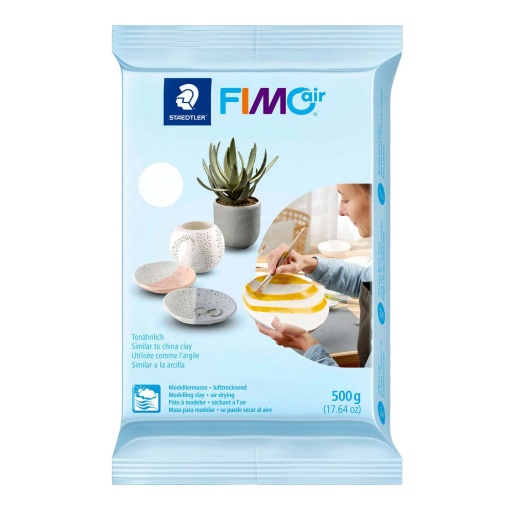 Pasta de modelar FIMO Air 8100 0 branco 500g