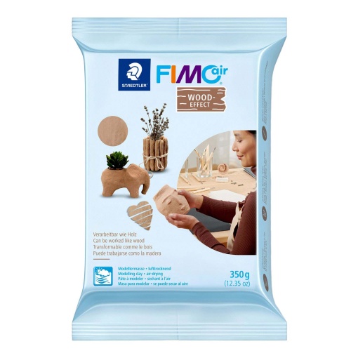 Pasta de modelar FIMO Air 8150 W7 efeito madeira 350g
