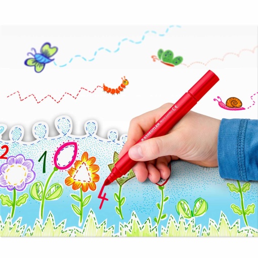 Canetas de feltro STAEDTLER Noris Jumbo 328 12 cores