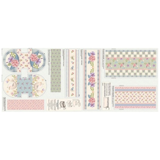 Tecido Fuxicos e Fricotes Passarinhos painel frasqueira 60x150cm